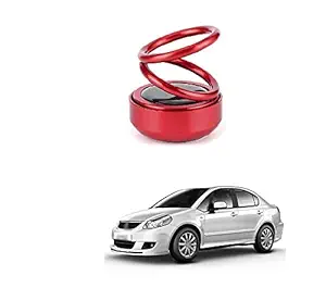 PRIKNIK Solar Energy Rotating Car Perfume with Long Lasting Organic Fragrance, Feel-Good Premium Car Air freshener Compatible with Maruti SX4