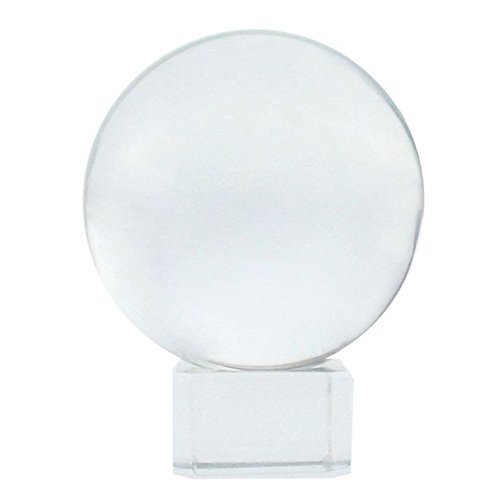 Foto-Kugel 1A Qualitäts Glas-Kugel lupenrein klar perfekt (8 cm/80 mm)