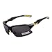 Produktbild Anna-neek Fahrradbrille Herren Damen Wechselgläser Polarisierte Sportbrille Fahrradbrille, für Laufen Radfahren Angeln Golf Sonnenbrille Anti UV Brille Schutzbrille