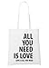 Produktbild All you Need is Love Bag White