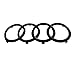 Produktbild Original Audi Emblem"Ringe" schwarz glänzend