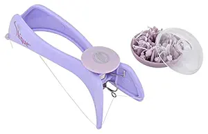 SIDDHMURTI (LABEL) Slique Eyebrow Face and Body Hair Threading Removal Epilator System Kit (Multicolour)