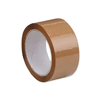 TM&W-Eco Friendly Paper Adhesive Tape, 2 inch x 50 Meters, Brown Paper Packaging bopp Tape qty= (1)