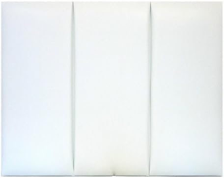 Ollima Faux Leather Wall Mounted High Bed Headboard In Double, King Or Super King - 42" (106cm) High (Double 137cm, White)
