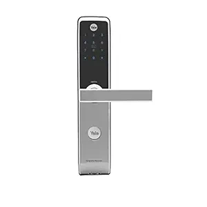 Yale YDM 3115-A, Smart Door Lock with RFID Card, Pin Code, Mechanical Keys & App Enabled Access, Bluetooth & Wi-Fi Optional, Color- Silver, for Home & Office(Free Installation), Matte Finish