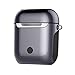 Produktbild Airpods Schutzhülle Airpods Case Airpods Harte Schale Hülle, airpods schutzhülle Silikonhülle Abdeckung Haut für Apple AirPods Ladekoffer (Schwarz)