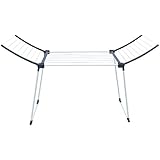 Vileda Balance Tendedero Mesa de Acero Inoxidable, Blanco, 13x53.8x100.5 cm