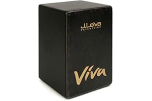 Cajón Flamenco Profesional de iniciación. D.T.S. (Direct. Tension. System) PATENTADO + Sistema"BUILT-IN" (Tapa Encastrada) Exclusivo de J.Leiva Percussion + CAMISETA DE REGALO