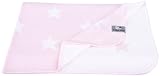 Babydecke Strickdecke Sterne 90 x 75 cm