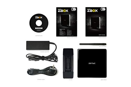 Zotac ZBOX BI325 1 6GHz N3160 Intel Celeron Negro  Plata Mini PC - Ordenador de sobremesa  1 6 GHz  Intel Celeron  N3160  4 GB  DDR3L-SDRAM  32 GB 