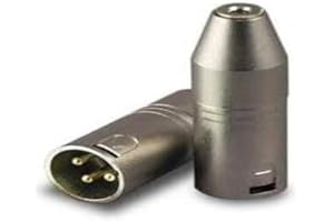 Audibax Adapter XLR męski na mini-jack stereo żeński - adapter złącza kablowego - konwerter słuchawek, głośników, wzmacniacza, miksera audio