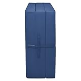 Beautissu® Klappmatratze Campix 80x195cm klappbares 10cm starkes Notbett Faltmatratze Gäste-Matratze faltbar Dunkel-Blau - 9