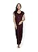 Klamotten Womens Satin Nightwear ,Brown ,Free Size RS.299.00