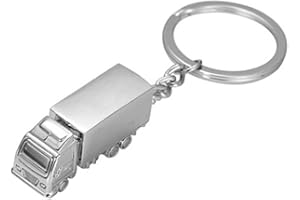 RK Gifts Lorry Truck Metal Keyring Keychain gift Trucker Novelty Silver