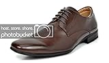 Heel height: 1" (approx) Bruno Marc Gordon-03 Zapatos de Cordones Oxfords para Hombre Marrón Oscuro 44 EU/10.5 US