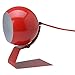 Produktbild lounge-zone Tischleuchte OLGA rot Retro Design Nachttischlampe 360° drehbar und Neigung einstellbar, Spotlight Lampe auch für das Kinderzimmer perfekt, E14 - max. 15 Watt, 15,5x21,7x24cm #12050
