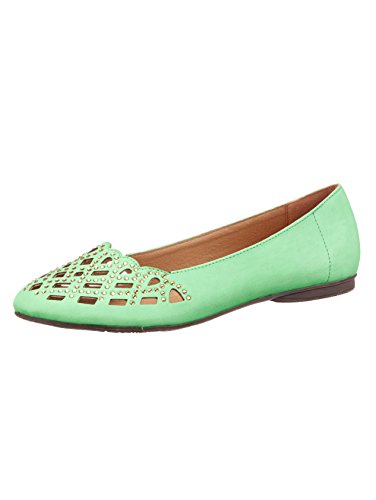 Damen Ballerina mit dekorativer Ziersteinapplikation by Liva Loop
