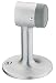 Produktbild JUVA Design Boden-Türpuffer Chrom matt Türstopper zum Schrauben - Modell H6500 | Gummipuffer Ø 25 mm | Höhe: 76 mm | 1 Stück mit Befestigungsmaterial