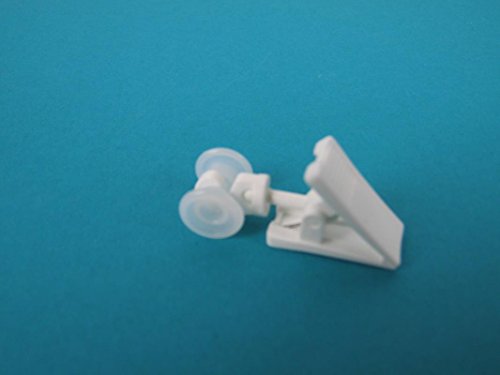 50 Stk U- Rolle Gardinenröllchen mit drehbarer Klammer KE 0973