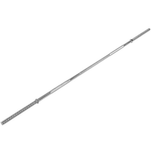 MOVIT® Langhantel Set 60,5 kg, Stange verchromt und gerendelt mit Sternverschlüssen, inkl. 8 Hantelscheiben, Hantelset Langhantelstange Gewichte Gewichtsscheiben Hantelscheiben - 5