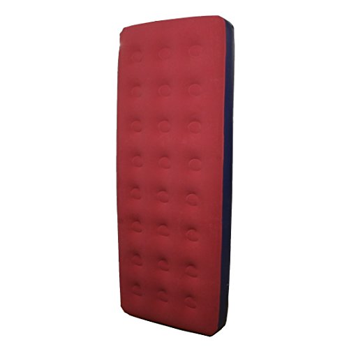10T Velo Single – Standard-Luftbett Luftmatratze Velours-Liegefläche 192x77x24cm - 4
