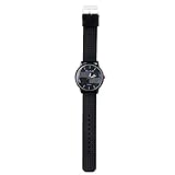 Uhren für Männer, Silikon Quarzwerk runden Zifferblatt analogUhr Armbanduhr(Blau)