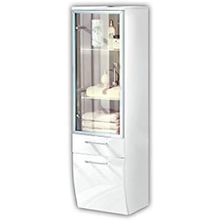 Suchergebnis auf Amazon.de für: Badezimmerschrank mit Glastüren Weiß