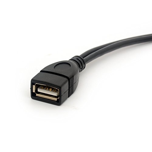 USB-Kabel Y-Verteiler USB 2.0 Energien-Erhöhung Naben-Adapter 1 Frau 2 Mann-Daten-Aufladeeinheit Kabel-Verlängerung Codeart a 30cm - 3