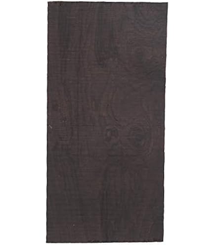 Ebony Lumber, 12 * 4 * 2.5 Black Ebony Wood Lumber Blank DIY Material For Music Instruments Tools