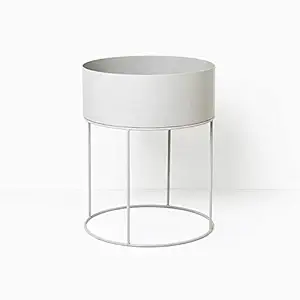 Weston Crafts Metal Planter Stand Modern Flower, Plant, and Succulent Stand Minimalist Planter - Metal, Indoor, Outdoor Design