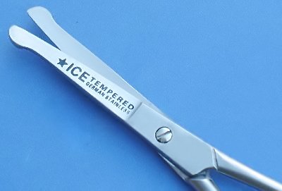 Nasen-Krallenschere – Pfotenschere – Einseitige Mikroverzahnung – 10 cm – Rostfreiem Edelstahl - 3
