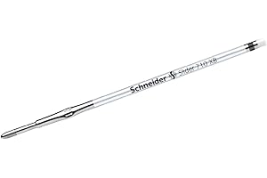 Schneider 171001 Slider 710 wkład do długopisu (technologia ViscoGlide, grubość kreski XB) 10 sztuk, czarny