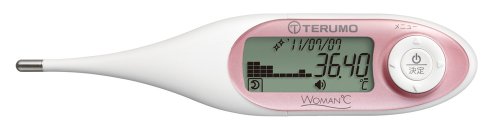 TerumoElectronic thermometerWOMANStandard typeWomen thermometer(For the mouth)20 seconds averageWith backlightET-W520ZZ Japan Import by Terumo