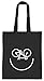 Produktbild Sport natur Jutebeutel Stoffbeutel Bike Smiley, Größe: onesize,schwarz natur