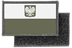 Akachafactory Patch ecusson Imprime Camo Camouflage Badge Drapeau Pologne polonais Aigle