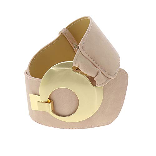 FASHIONGEN - Cinturón ancho para mujer VANESSA - Rosa, Small a Large/Pantalones 35 a 45