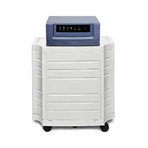 INVERTER TROLLEY FOR SINGLE BATTERY (OFF WHITE) WITH 7 WHEELS