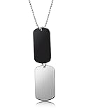 chapa militar amazon Paquete: envolvemos cada artículo con una bolsa de terciopelo negro para proteger su pedido. -
