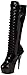 Produktbild Pleaser Damen DELIGHT-2023 Kurzschaft Stiefel, Schwarz STR Pat/Blk, 41 EU