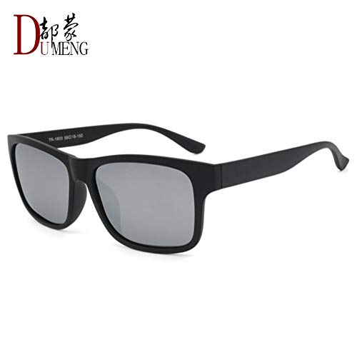 Preisvergleich Produktbild Sonnenbrille Für Männer High-End Fashion Polarized Driving Sunglasses Designer Outdoor Reisen Sport Leichte Und Bequeme Sommer Uv400 Sand Schwarzen Rahmen Quecksilber