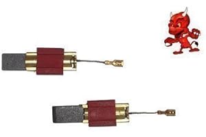 Maschinen Teufel Kohlebürsten Motorkohlen passend für Miele W 377, W 383, W 387, W 400 SB, W377, W383, W387, W400SB