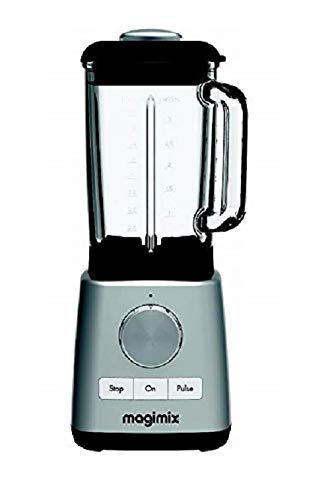 Magimix 11625 Mixeur en verre 1,8 l 1200 W Chromé Blender 600 tr/min, 15 000 tr/min