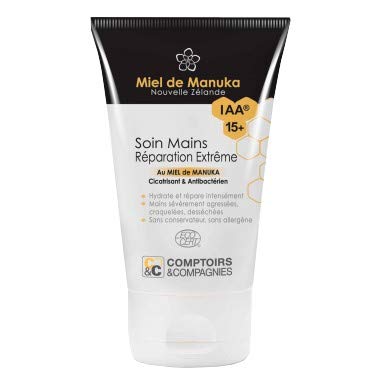 COMPTOIRS ET COMPAGNIES IAA15+ Soin Mains Réparation Extrême Bio au Miel de Manuka