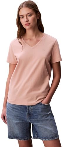 Calvin Klein Women's Archive Jersey VNK Tee EU Lv047B205G Tees, Arancione, L