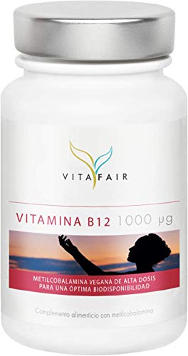 Vitamina B12-1000 µg por Porción - 365 Comprimidos - Provisión Anual - 40.000% de la Necesidad Diaria - Dosis Alta de Metilcobalamina - Vegano - Máxima Biodisponibilidad - Hecho en Alemania