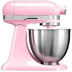 KitchenAid Mini Robot de cuisine en acier inoxydable, rose, 50/60 Hz