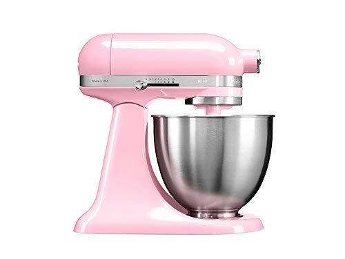 KitchenAid Mini Robot de cuisine en acier inoxydable, rose, 50/60 Hz