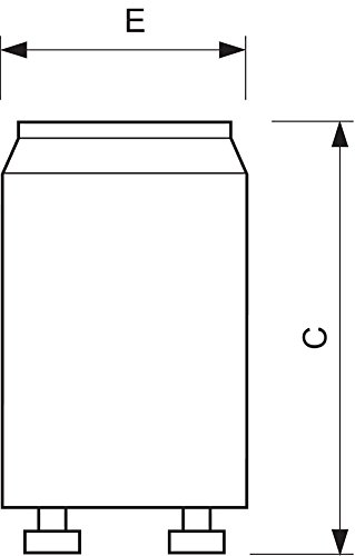 Philips S10 4-65W Lighting starter - Accesorio de iluminación (fabricado en plástico, 2G7, 4 W), blanco