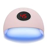 ♡ Multifuncional y ajustable: la gran pantalla LCD muestra el tiempo de curado y el ajuste de 3 temporizadores 30s, 60s y 90s. Estas luces LED no tienen radiación y son similares a la luz solar, por lo que no pueden dañar sus uñas, sus manos y sus ojos, 12 unidades de LED ubicadas estratégicamente, sin zonas muertas, más Gratis, te dará una experiencia de manicura más rápida.