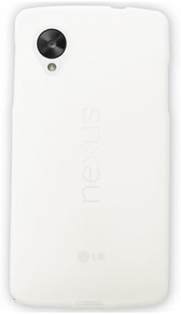 Mocca Design Frosted Gel Semi-Hard Case for LG Nexus 5 - White